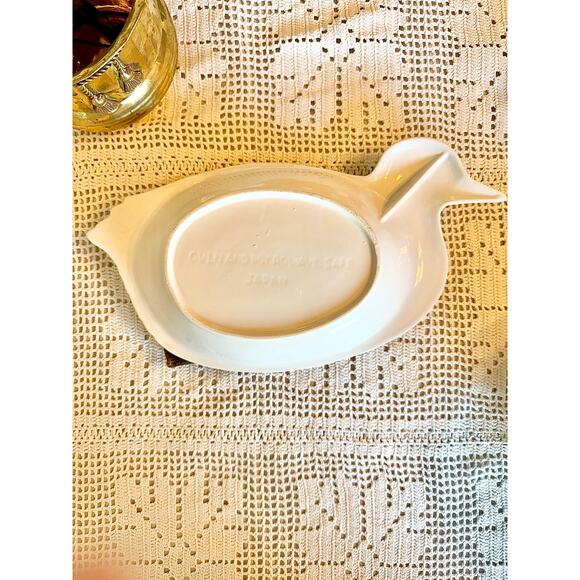 Vintage White Ceramic Duck Serving Platter - Picture 3 of 5